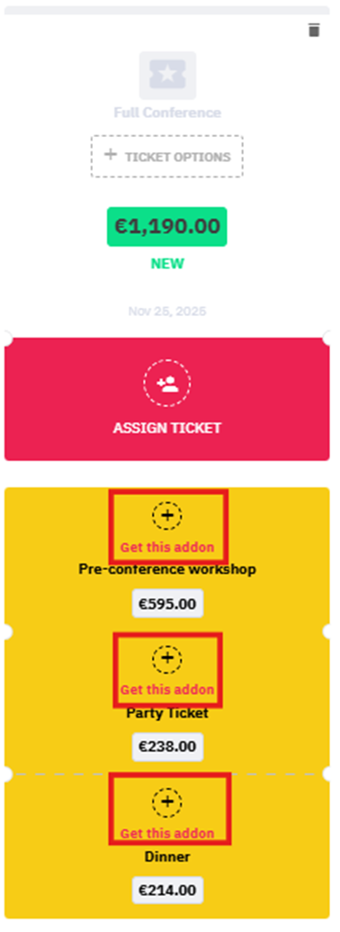 A screenshot of a ticket AI-generated content may be incorrect.