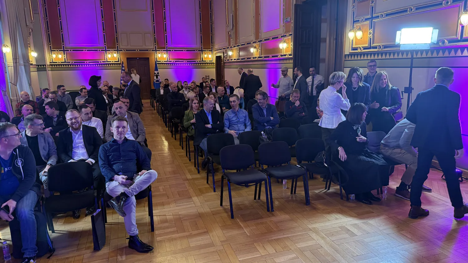 Delegates in the audience at Adriatics Tech Summit