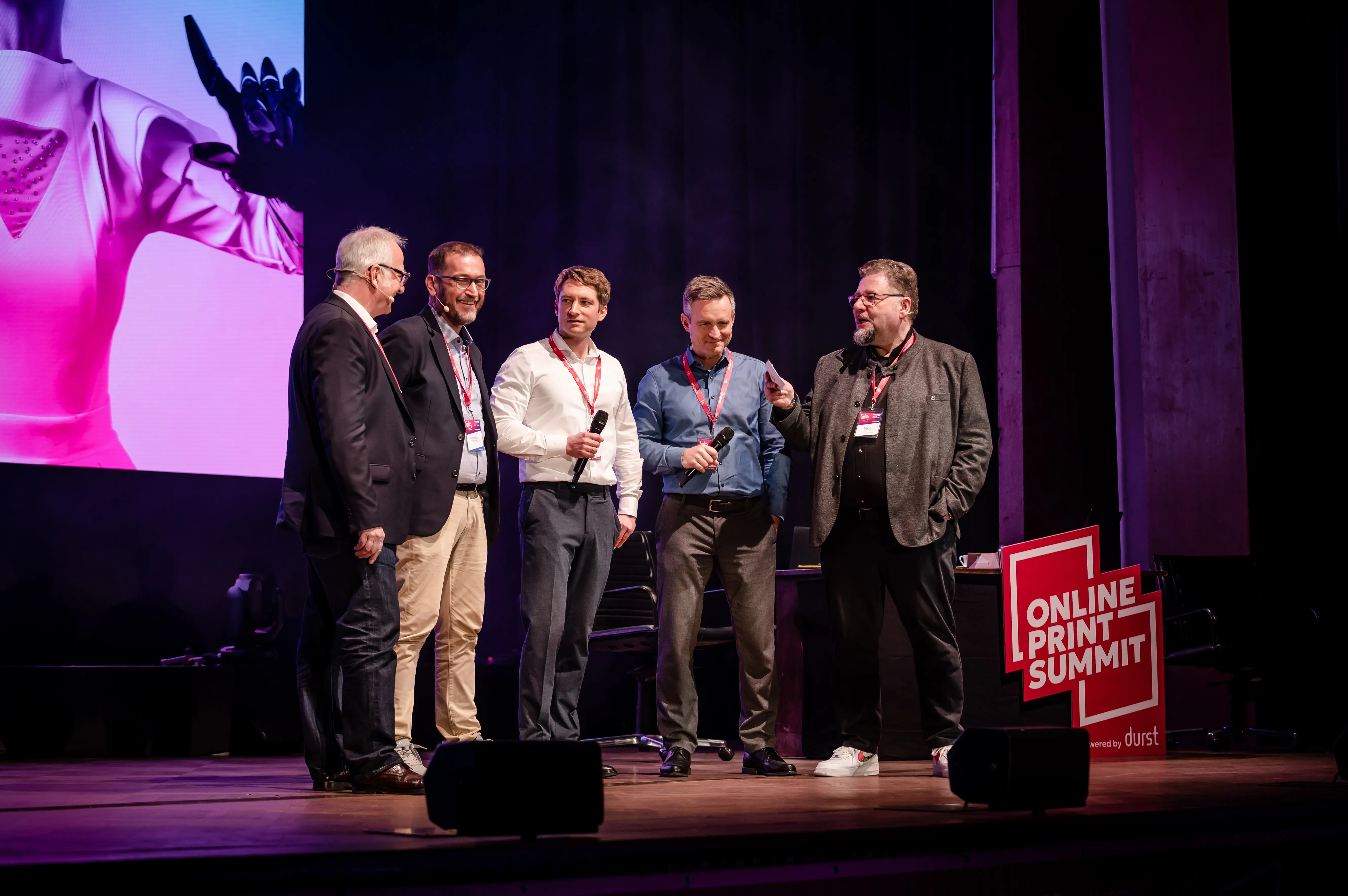 Vortrag auf der Hauptbühne des Online Print Summit