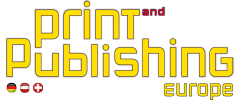 Clean, modern corporate logo featuring stylized text in bold sans-serif font, representing Heidelberg branding. The design includes a distinctive geometric element integrated into the lettering.