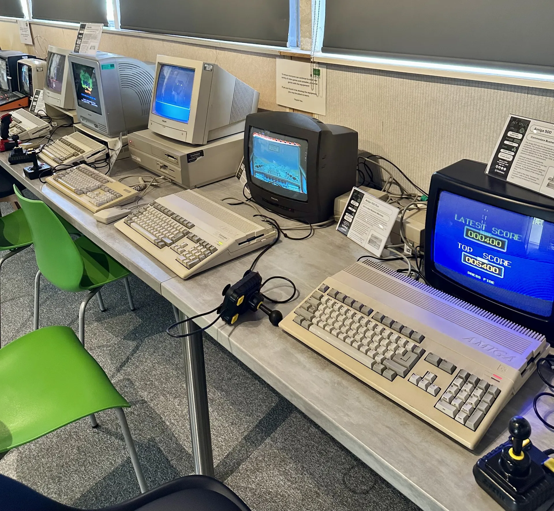 During coffee breaks, and lunch, come and enjoy some retro gaming time - and Press Play for Mark!